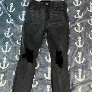 Holister Black Ripped Jeans